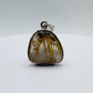 Natural Rutilated Quartz Pendant in Sterling Silver – Golden Needle Inclusion Gemstone