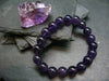 Amethyst Genuine Bracelet ~ 7 Inches ~ 10mm Round Beads