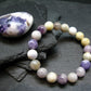 Tiffany Stone Violet Opal Genuine Bracelet ~ 7 Inches ~ 10mm Round Beads