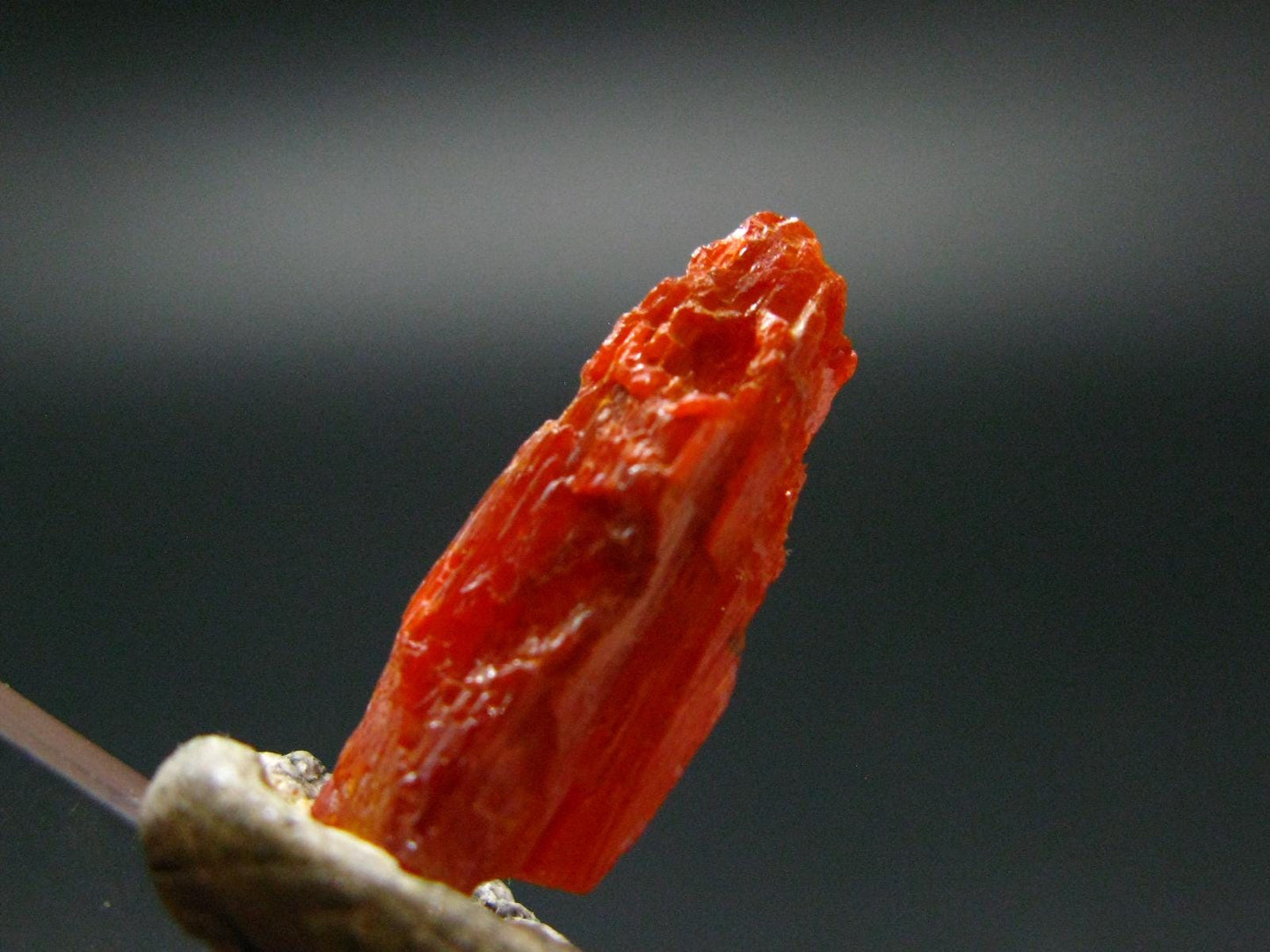 Large Orange Crocoite Crystal From Australia - 0.7" - 5.40 Carats