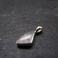 Raw Rare Natrolite Crystal Silver Pendant From Russia - 0.7" - 0.81 Grams