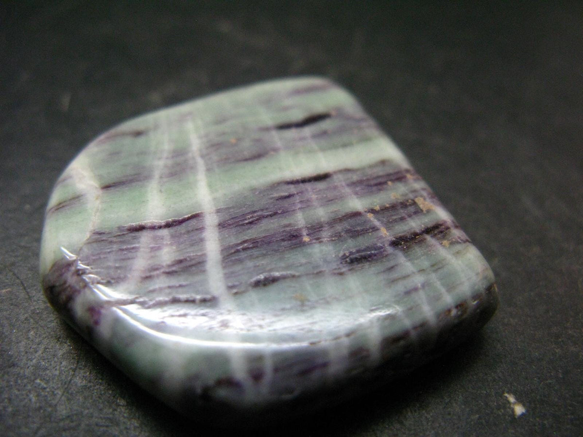 Very Rare Kammererite Chrome Clinochlore Tumbled Stone from Turkey - 1.4" - 21.45 Grams