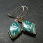 Amazonite Silver Earrings from Russia - 3.39 Grams
