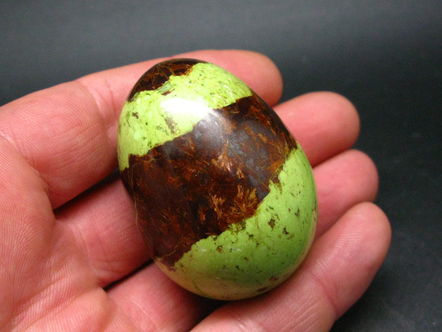Rare Gaspeite Egg from Australia - 2.1" - 113.7 Grams