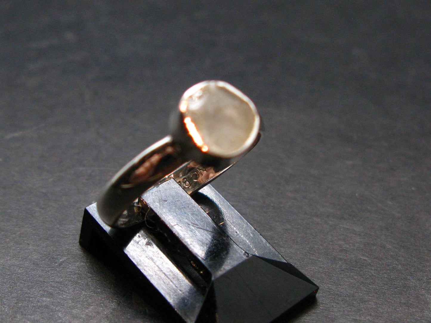 Phenakite Phenacite Crystal Silver Ring From Nigeria - Size 6 - 1.83 Grams