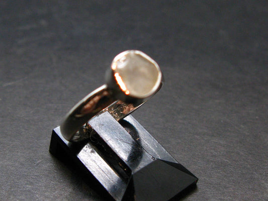Phenakite Phenacite Crystal Silver Ring From Nigeria - Size 6 - 1.83 Grams