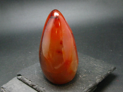 Carnelian Tumbled Stone From Madagascar - 3.1" - 360.68 Grams