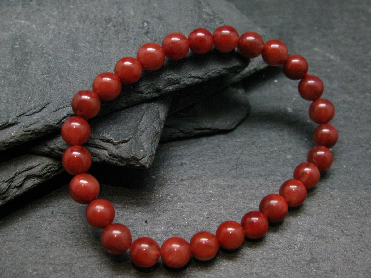 Andesine Genuine Bracelet ~ 7 Inches ~ 6mm Round Beads