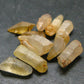 Lot of 10 Yellow Sapphire Crystals From Sri Lanka - 19.30 Carats