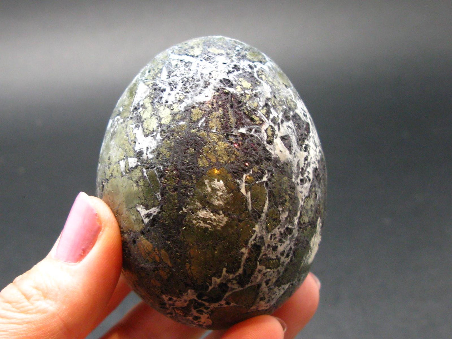 Covelite Covellite Egg From Peru - 2.4" - 232 Grams