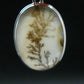 Moss Agate Silver Pendant From Russia - 8.82 Grams - 1.8"