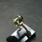Moldavite Tektite Silver Ring from Czech Republic - Size 7 - 1.71 Grams