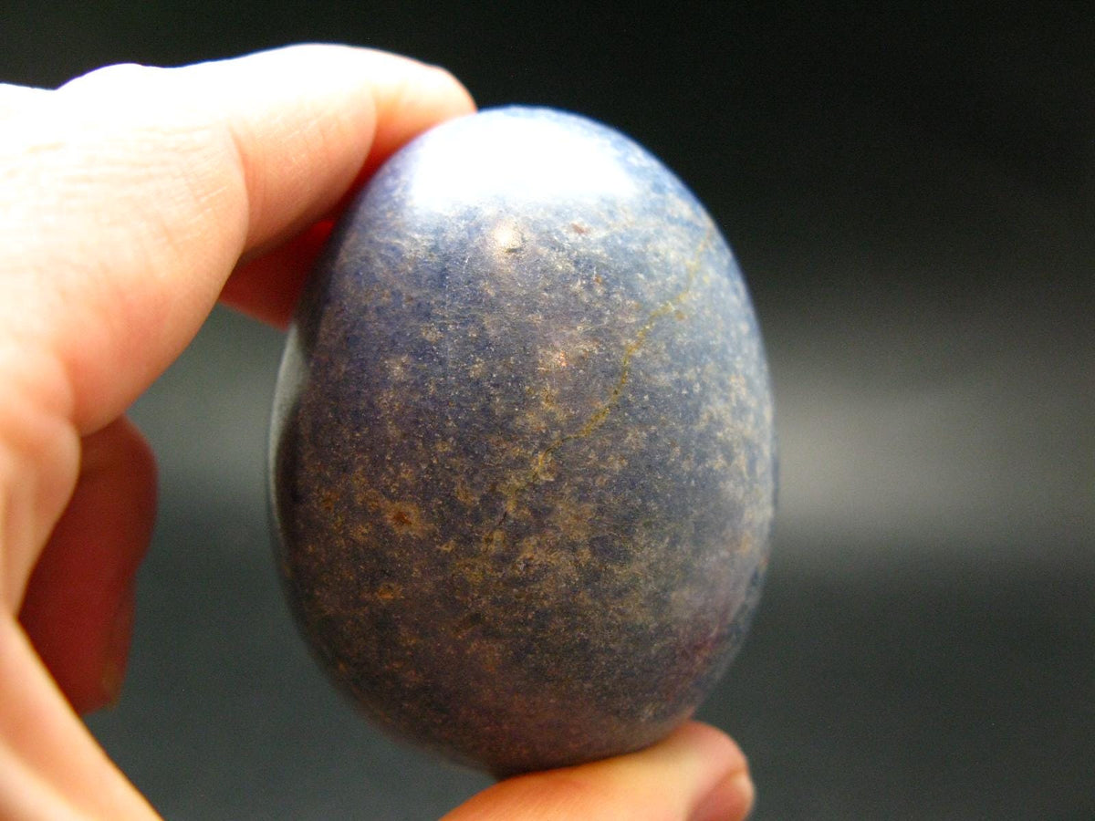 Dumortierite Egg From Peru - 162.97 Grams - 2.3"