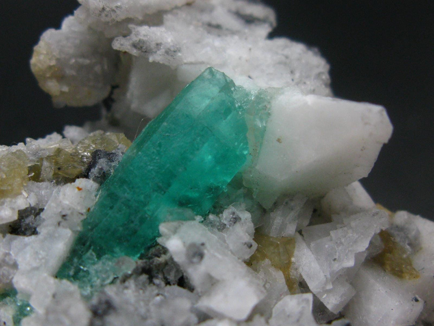 Emerald Beryl Crystal On Matrix From China - 3.0"- 85.85 Grams