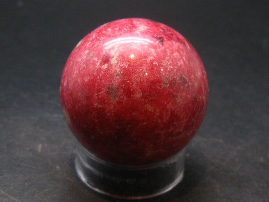Rare Red Thulite Sphere Ball From Norway - 1.5" - 110.0 Grams