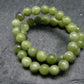 Jade Nephrite Genuine Bracelet ~ 7 Inches ~ 4mm Round Beads