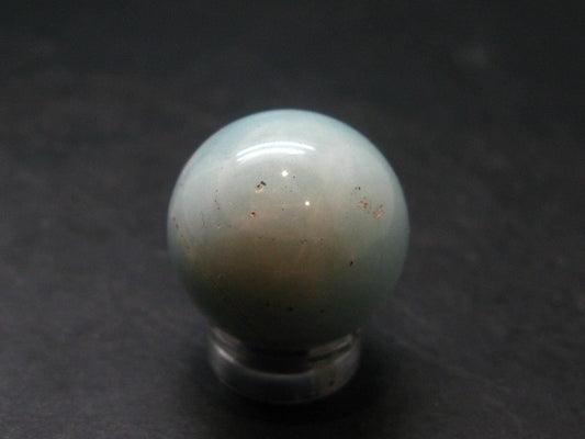 Rare Azumar Amazonite Sphere From United States - 0.8" - 15.92 Grams