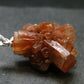 Terminated Aragonite Crystal Silver Pendant from Morocco - 1.2" - 7.73 Grams