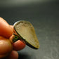 Natural Gem Raw Libyan Desert Glass Tektite Sterling Silver Ring from Libya - Size 9.5 - 7.8 Grams