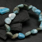 Larimar Genuine Bracelet ~ 7 Inches ~ 12mm Tumbled Beads