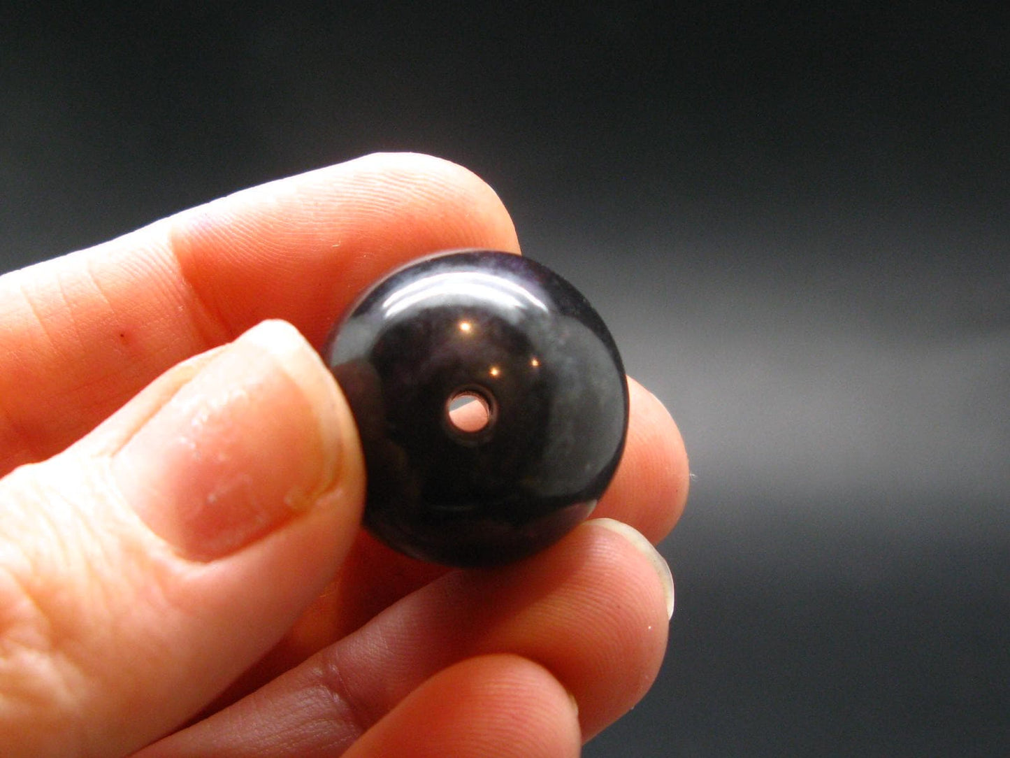 Sugilite Polished Bead From South Africa - 0.8" - 14.82 Grams