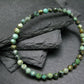 Turquoise Genuine Untreated Bracelet ~ 7 Inches ~ 4mm Facetted Beads