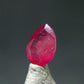 Beautiful Rare Gem Bixbite Red Beryl Emerald Cut Stone From Utah USA - 0.45 Carats - 6.4x4.4mm