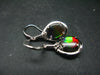 Ammolite Amolite Sterling Silver Earrings From Canada - 1.2"