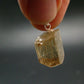 Golden Scapolite Silver Pendant From Tanzania - 0.9" - 3.42 Grams