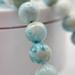 Larimar Jewelry Beaded Necklace Natural Blue Stone Necklace Unique Gift