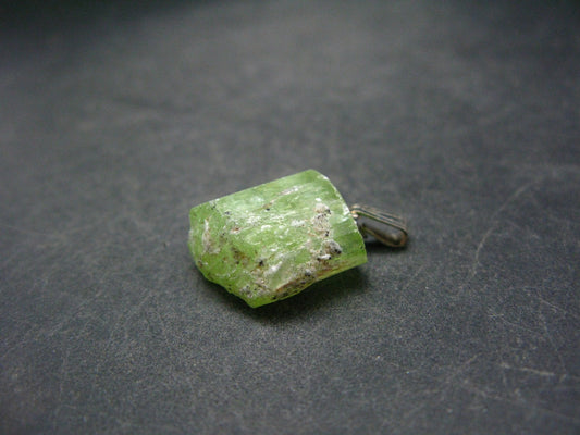 East meets West Gem!! Pistachio-Green Diopside Tashmarine Rare Gem Crystal From Tanzania - 1.0"