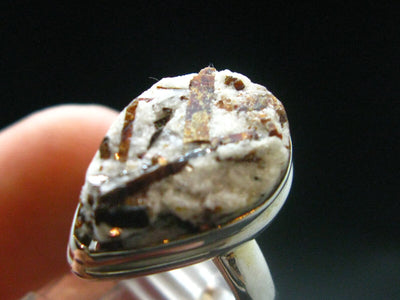 Astrophylite Astrophyllite Silver Ring From Russia - Size 7 - 6.45 Grams