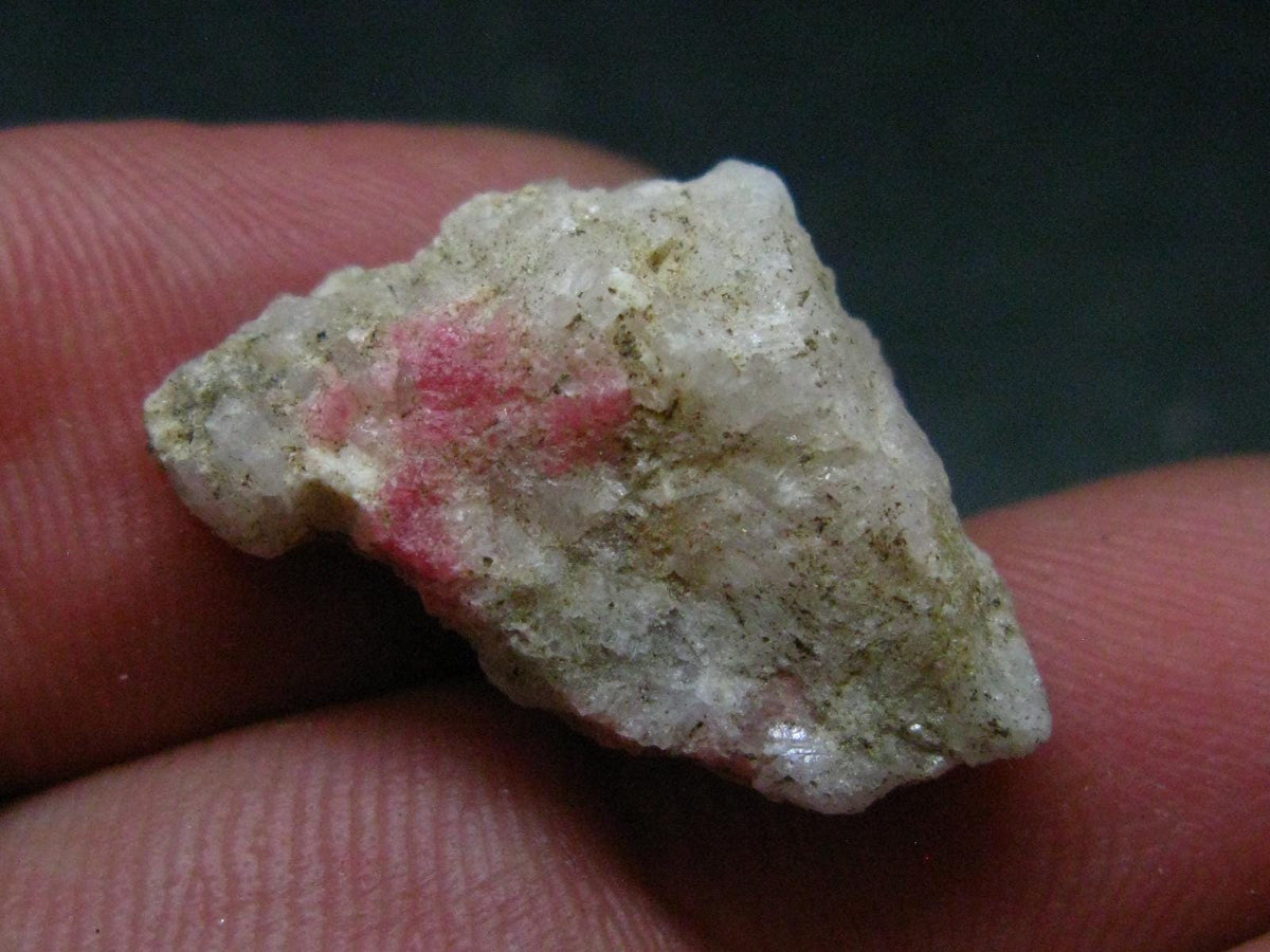 Rare Pink Tugtupite Raw Piece From Greenland - 1.77 Grams - 0.9"