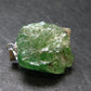 Tsavorite Gem Green Garnet Sterling Silver Pendant From Tanzania - 1.1" - 8.60 Grams