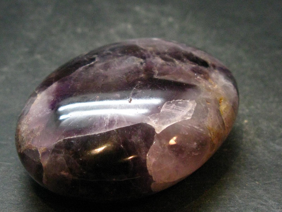 Rare Auralite Super 23 Amethyst Tumbled Stone From Canada - 2.3" - 92.13 Grams