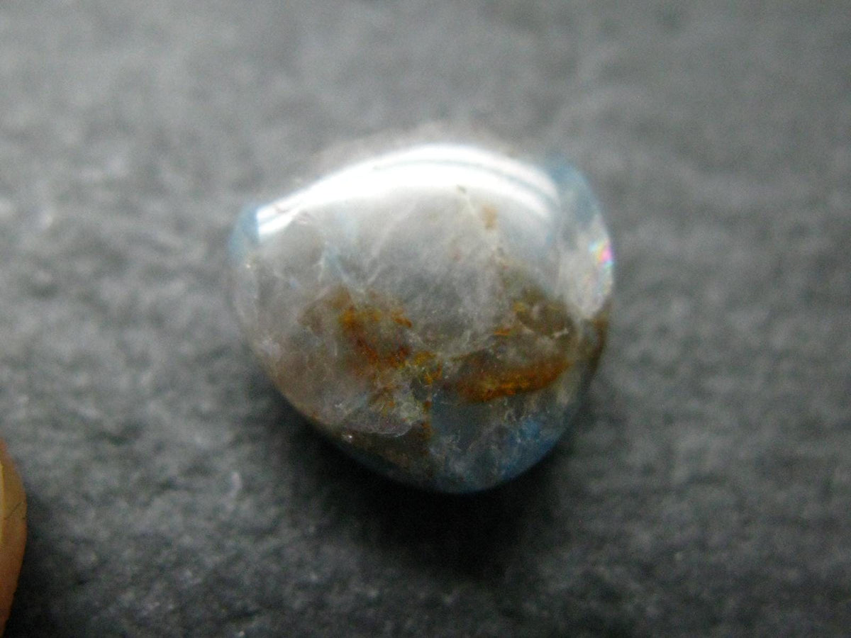 Papagoite in Quartz Cabochon from Messina S. Africa - 5.35 Carats - 12x11mm
