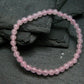 Rose Quartz Kids Genuine Bracelet ~ 6 Inches ~ 4mm Round Beads