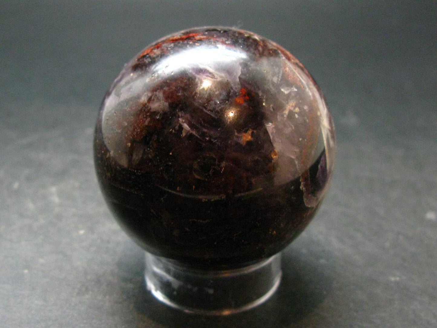 Huge Auralite Super 23 Large Sphere Ball Amethyst From Canada - 2.0" - 193.27 Grams