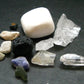 Synergy 12 Set Phenakite Moldavite Natrolite Petalite Danburite Tektite Scolecite Herderite Tanzanite Brookite 59.25 Gr