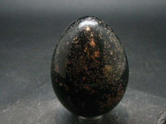 Black Tourmaline Schorl 2.3" Egg From Brazil - 197.06 Grams