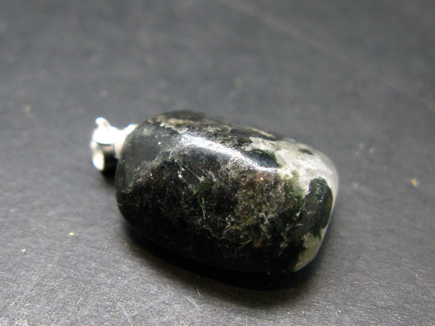 Phenakite Phenacite Crystal Silver Pendant From Russia - 1.1" - 6.22 Grams