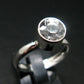 Phenakite Phenacite Crystal Silver Ring From Russia - Size 6 - 1.93 Grams