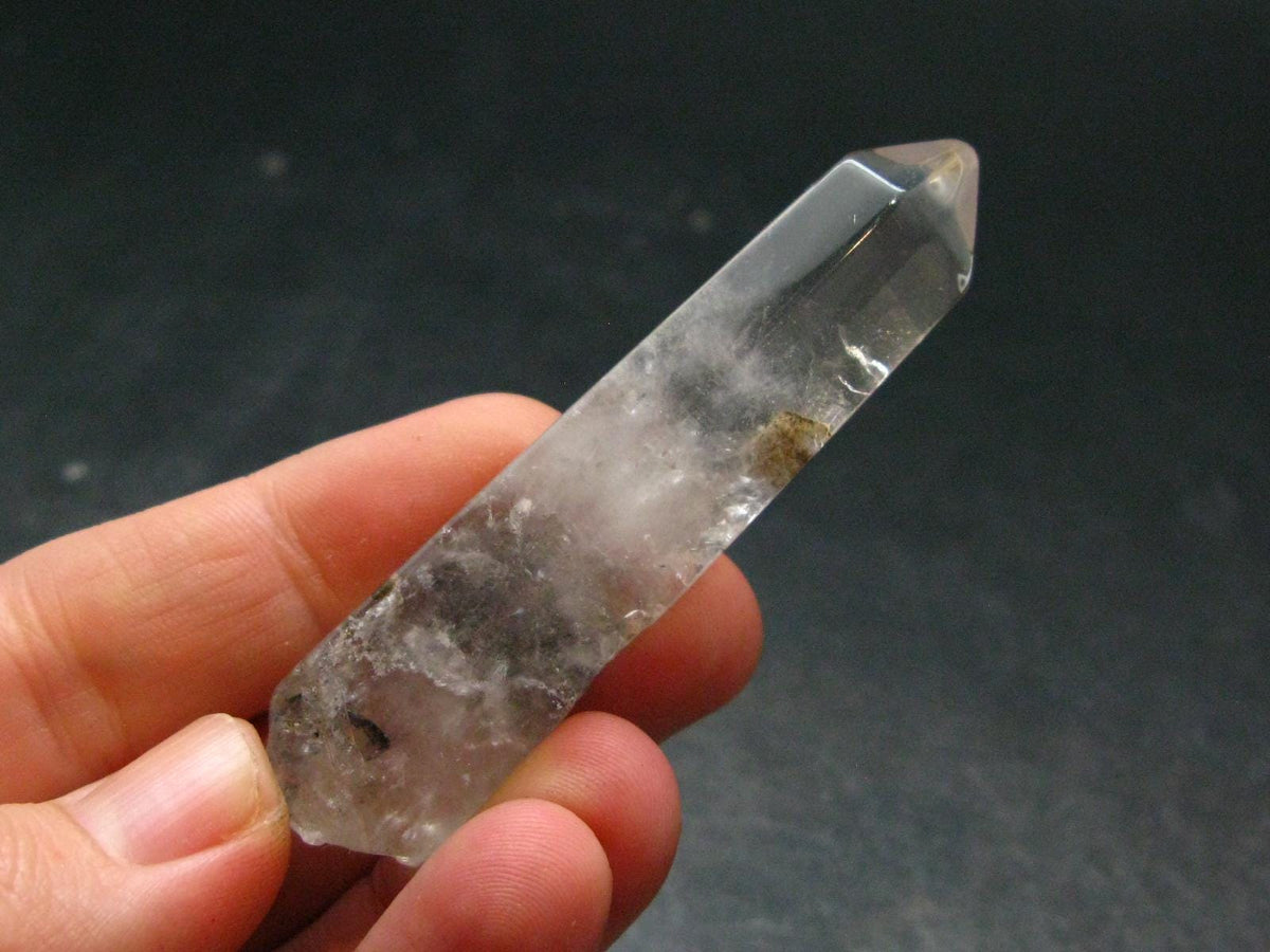 Nice Tibetan Black Quartz Tumbled Stone from Tibet - 2.5" - 21.04 Grams