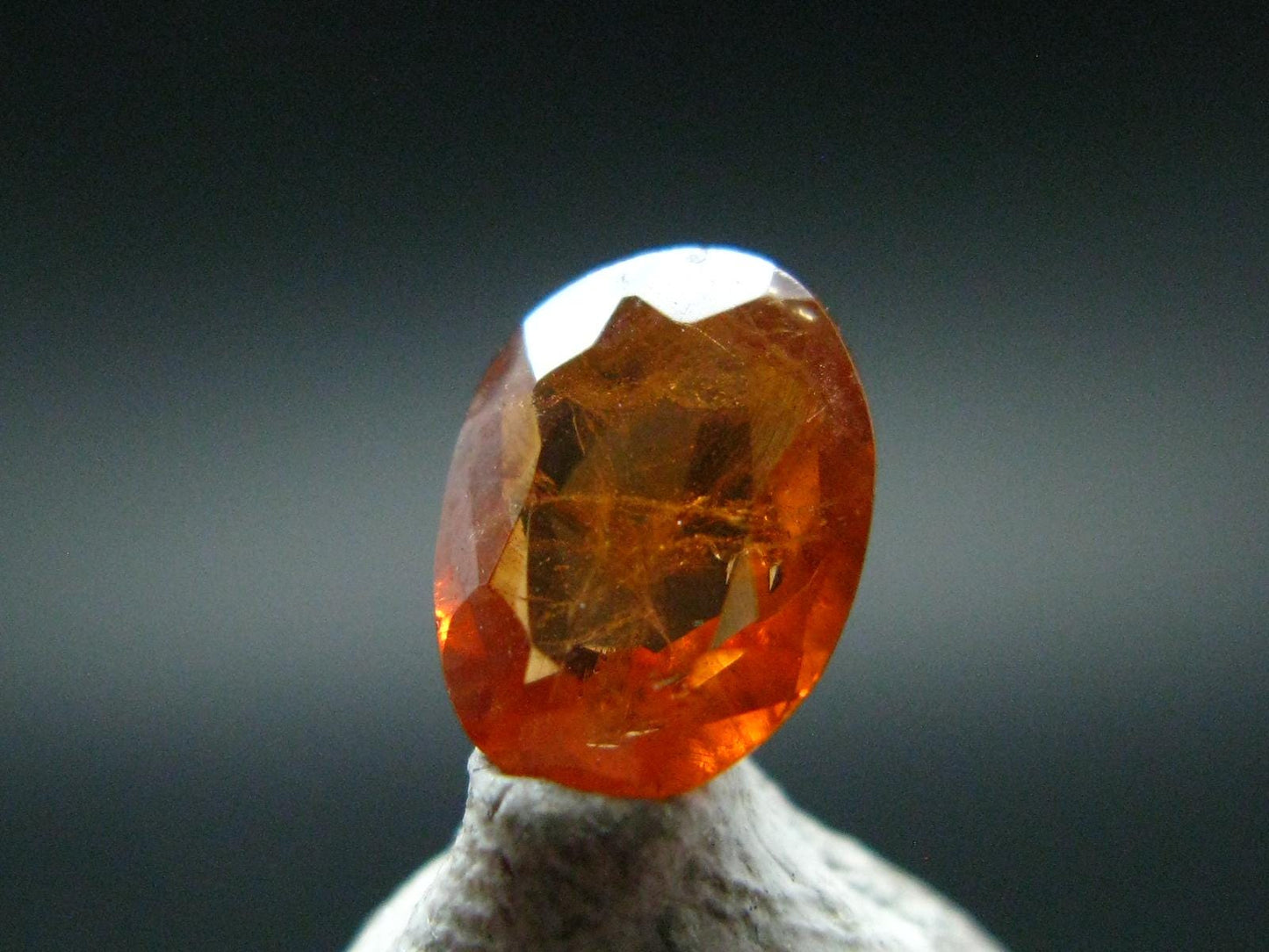 Hessonite Garnet Gem Cut Stone From Sri Lanka - 1.41 Carats