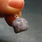 Tanzanite Pendant In Sterling Silver From Tanzania - 0.7" - 2.0 Grams