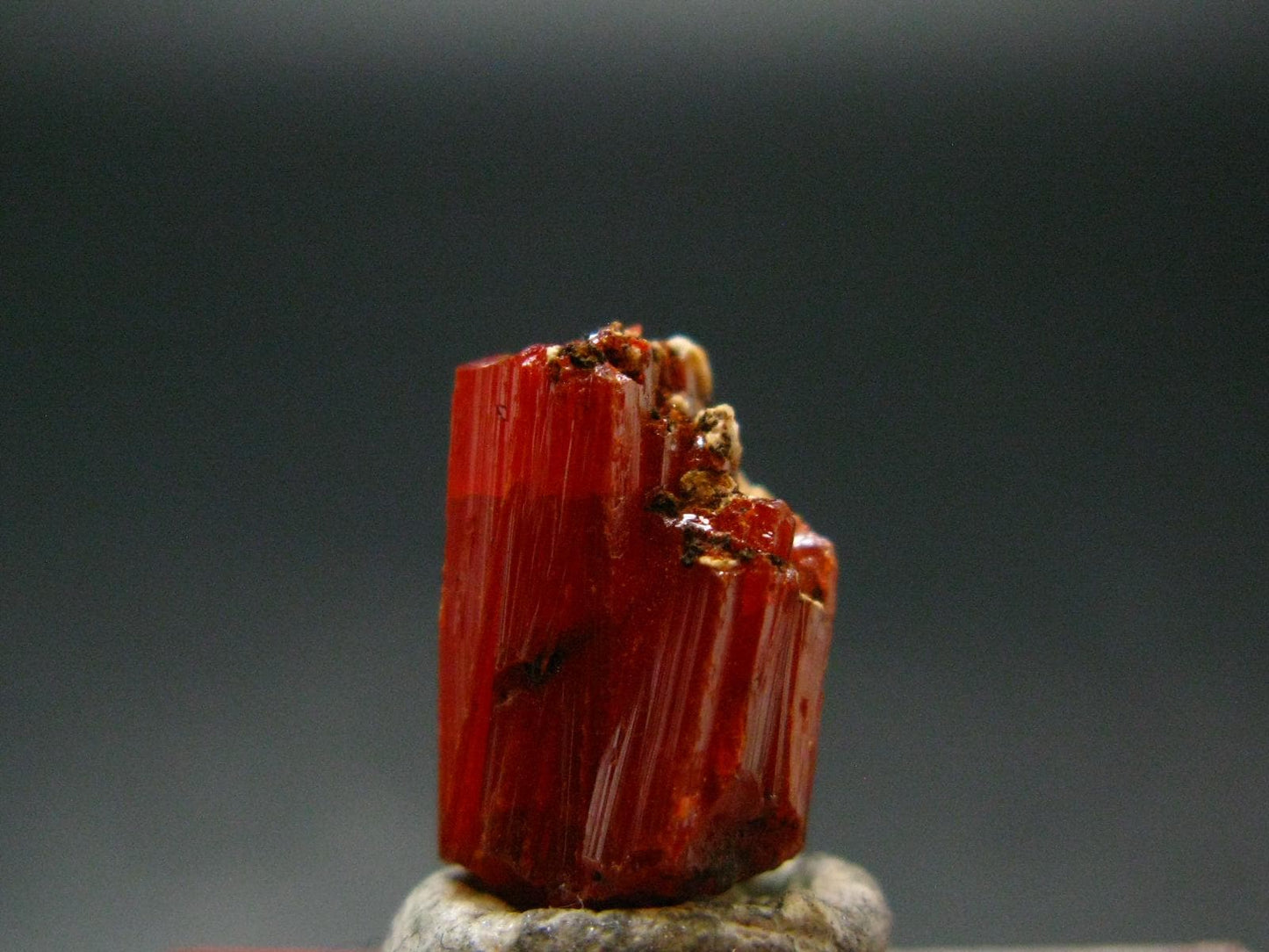 Large Orange Crocoite Crystal From Australia - 0.5" - 10.80 Carats
