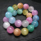 Selenite Colorful Genuine Bracelet ~ 7 Inches ~ 8mm Round Beads