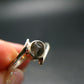 Cute Gem Moldavite Sterling Silver Ring From Czech Republic - Size 5.25 - 1.57 Grams