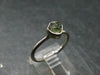 Moldavite Tektite Silver Ring from Czech Republic - 6 Size - 1.91 Grams