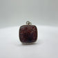 Natural Lattice Sunstone Pendant Necklace, Sterling Silver, Healing Crystal Jewelry